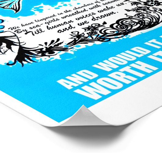 Das Lied der Liebe J. Alfred Prufrock Poster (Ecke)