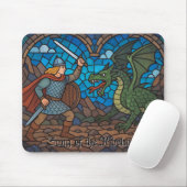 Das Lied der Nibelungs - Siegfried und der Drache Mousepad (Mit Mouse)
