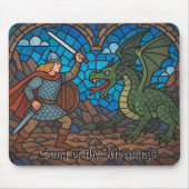 Das Lied der Nibelungs - Siegfried und der Drache Mousepad (Vorne)