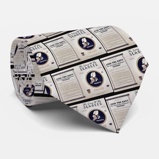 Das Lied der Seabees Krawatte (Gerollt)