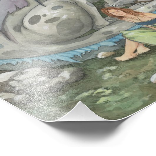 Das Lied des Drachen Fotodruck (Ecke)