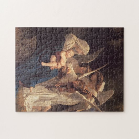 Das Lied des Engel-Weihnachtspuzzles Puzzle (Horizontal)