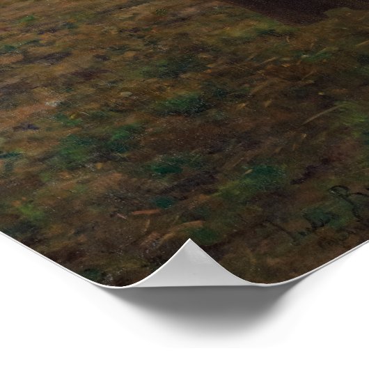 Das Lied des Larks, 1884 von Jules Adolphe Breton Poster (Ecke)