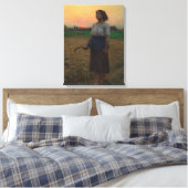 Das Lied des Larks von Jules Adolphe Breton Leinwanddruck (Insitu (Schlafzimmer))