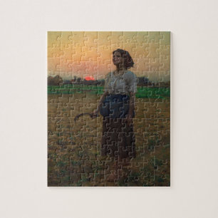 Das Lied des Larks von Jules Adolphe Breton Puzzle