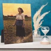 Das Lied des Larks von Jules Breton Fotoplatte (Seite)