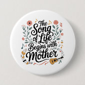 Das Lied des Lebens beginnt mit der Mutter Button (Vorderseite)