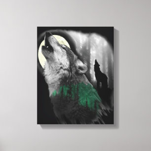 Das Lied des Wolfs Leinwanddruck