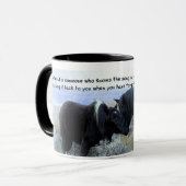 "Das Lied in Ihrem Herzen" Tasse (Vorderseite Links)