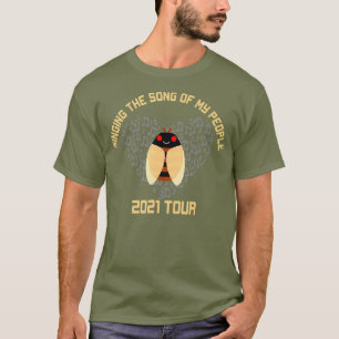 Das Lied meines Volkes Brood X Cicada singen T-Shirt