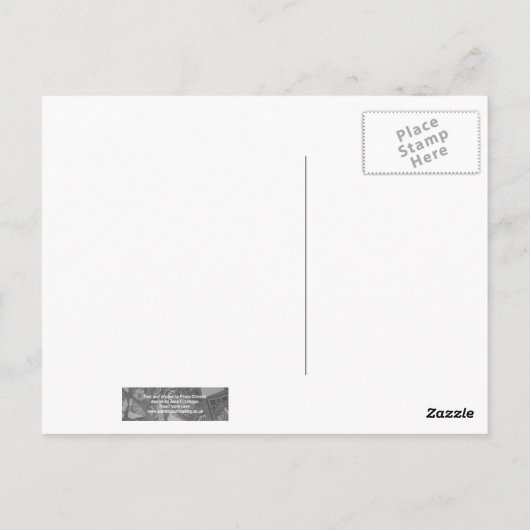 Das Lied Postkarte (Rückseite)