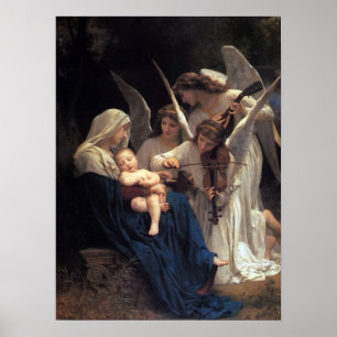 Das Lied von Angels Poster vom Meister Bougeureau
