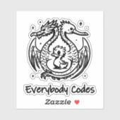 Das Lied von Enten und Dra Custom-Cut Vinyl Sticke Aufkleber (Blatt)