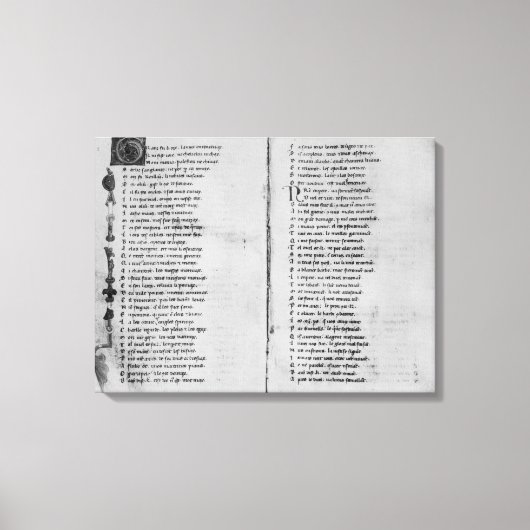 Das Lied von Roland Leinwanddruck (Vorderseite)