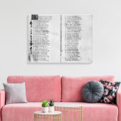 Das Lied von Roland Leinwanddruck (Insitu (Wohnzimmer))