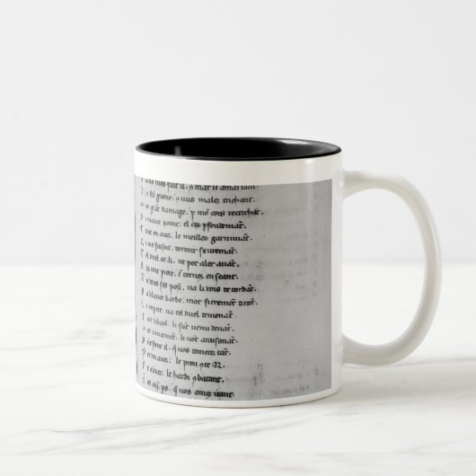 Das Lied von Roland Zweifarbige Tasse (Rechts)