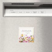 Das Lied von Solomon 2:12 Blume erscheint auf der  Magnet (In Situ (Geschirrspüler))