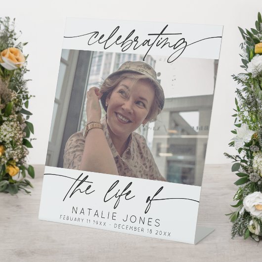 Das Life of Script Memorial Foto Sockelschild