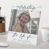 Das Life of Script Memorial Foto Sockelschild (In Situ)