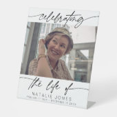 Das Life of Script Memorial Foto Sockelschild (Vorderseite)