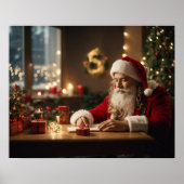 Das Lifelike-Portrait des Weihnachtsmanns: Die wah Poster (Vorne)