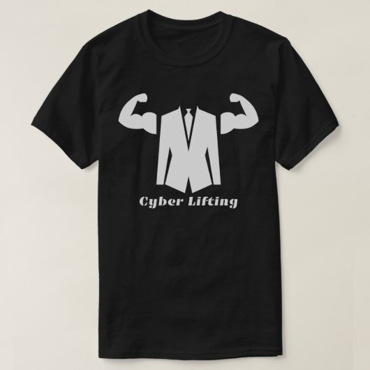 Das Lifting von Cyber Security Hacker Expert Compu T-Shirt (Design vorne)
