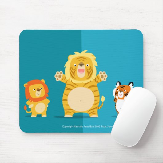 Das liger und sein stolzes Eltern mousepad (Mit Mouse)