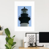 Das Lighthouse-Zimmer der Bodie Island Lighthouse. Poster (Heimbüro)