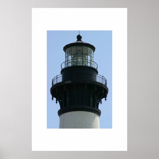 Das Lighthouse-Zimmer der Bodie Island Lighthouse. Poster (Vorne)