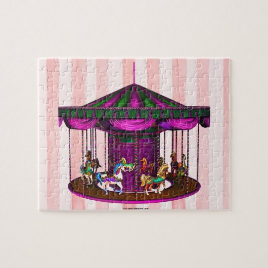 Das Lila Karussell Puzzle (Horizontal)