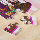 Das Lila Karussell Puzzle (Seite)