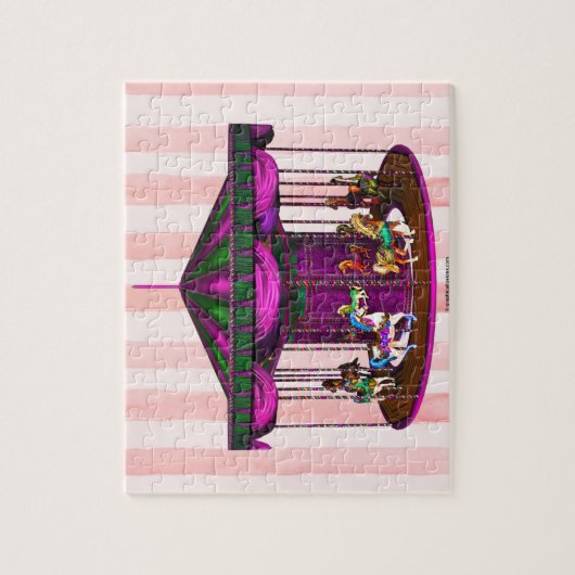 Das Lila Karussell Puzzle (Vertikal)