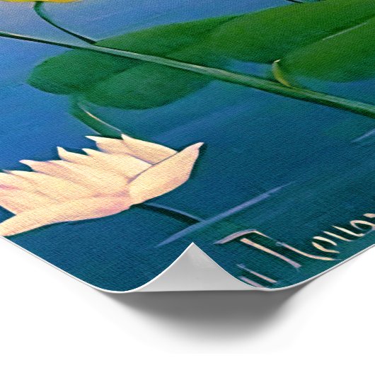 Das Lila Poster von Henri Rousseau (Ecke)