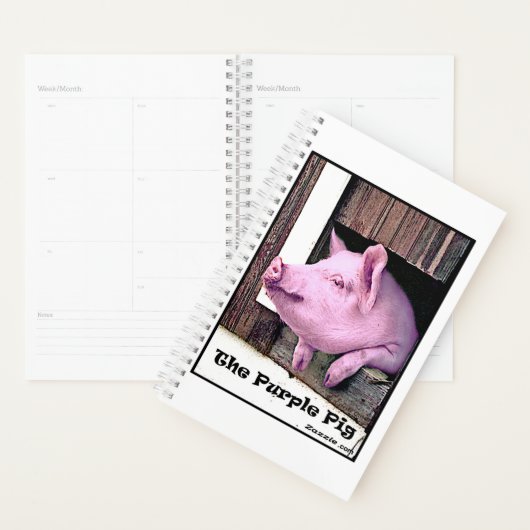 Das Lila Schweineplaner-Notebook Planer (Anzeige)