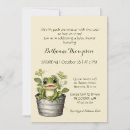 Das Lily Pad im Leben Einladung