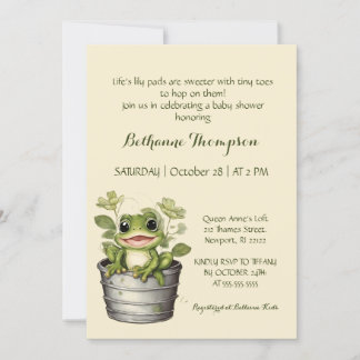 Das Lily Pad im Leben Einladung