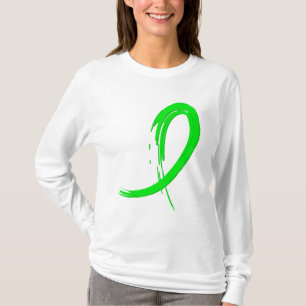 Das Limone grüne Band A4 des Non-Hodgkins Lymphom T-Shirt