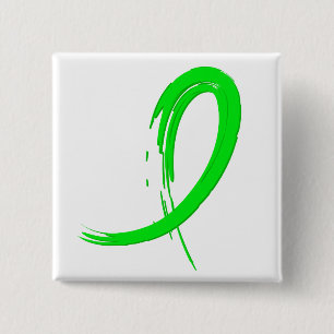 Das Limone grüne Band A4 Lyme Krankheit Button