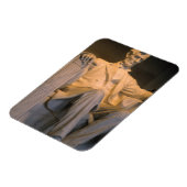 Das Lincoln Memorial in Washington D.C. Magnet (Linke Seite)