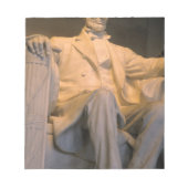 Das Lincoln Memorial in Washington D.C. Notizblock (Vorderseite)