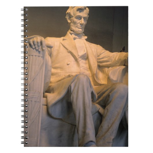 Das Lincoln Memorial in Washington DC Notizblock (Vorderseite)