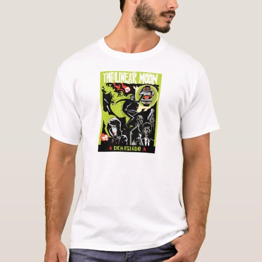 Das lineare Mond-Shirt T-Shirt (Vorderseite)