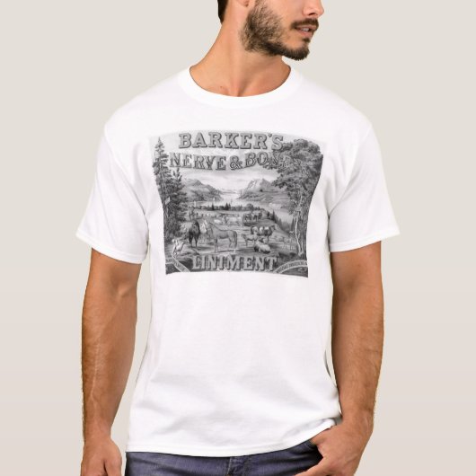 Das Liniment 1883 des Marktschreiers T-Shirt (Vorderseite)