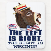 Das links ist rechter Esel-Kopf Mousepad (Vorne)