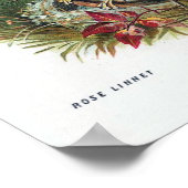 Das Linnet der Rose Poster (Ecke)