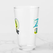 Das Liter-Glas der Zings-w/Helmet FF Glas (Links)