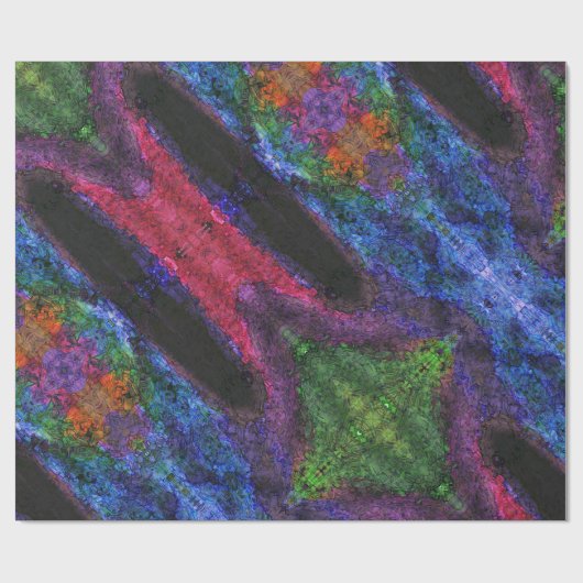 Das Loch Geschenkpapier (Flach)