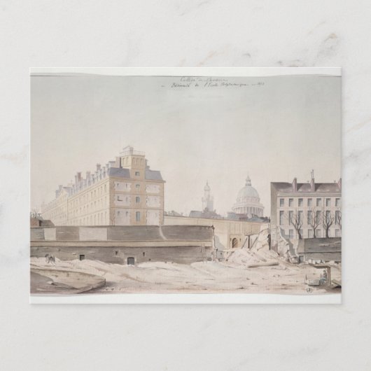 Das Loch im Rue Monge Postkarte (Vorderseite)