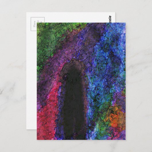 Das Loch Postkarte (Vorne/Hinten)