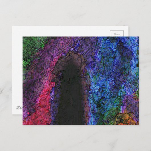 Das Loch Postkarte (Vorne/Hinten)